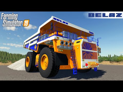 Farming Simulator 19 - BELAZ 75601 The World&#039;s Largest Mining Dump Truck
