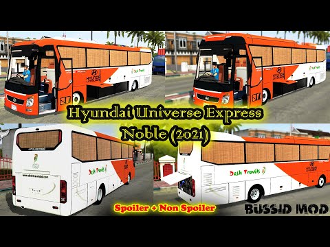 BUSSID: Hyundai Universe Express Noble(2021) Review + Link | Bus Simulator Indonesia
