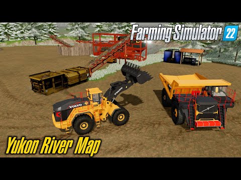 FS22 Volvo Machines Release 🚧 Yukon River Valley Map First View 🚧 Farming Simulator 22 Mods